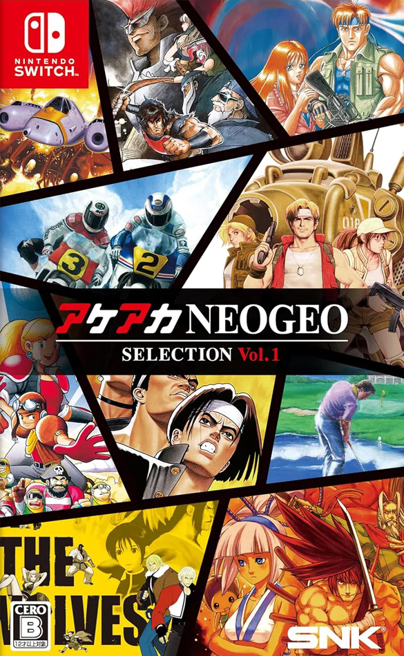 ACA NEOGEO Selection Vol. 1 box art for Nintendo Switch
