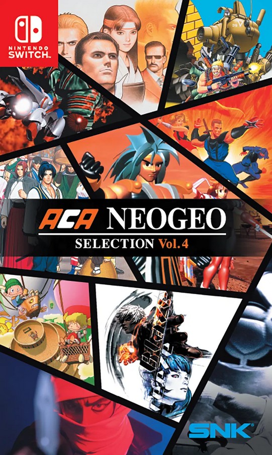 ACA NEOGEO Selection Vol. 4 box art for Switch