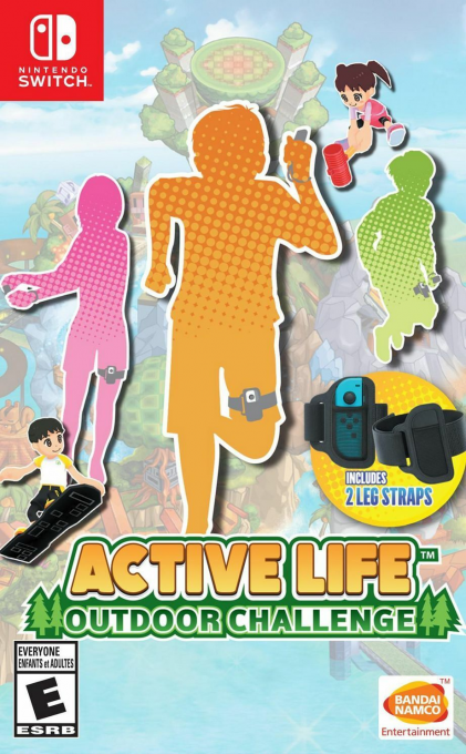 Active Life Outdoor Challenge box art for Nintendo Switch