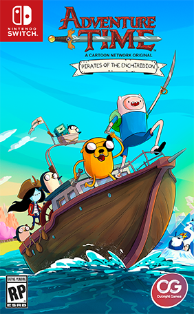 Adventure Time: Pirates of the Enchiridion box art for Nintendo Switch