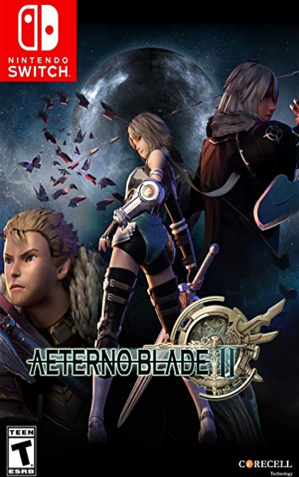 AeternoBlade II box art for Nintendo Switch