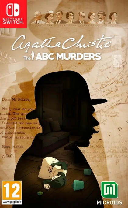 Agatha Christie: The ABC Murders box art for Nintendo Switch