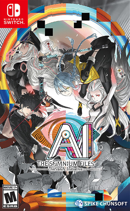 AI: The Somnium Files Nirvana Initiative box art for Nintendo Switch