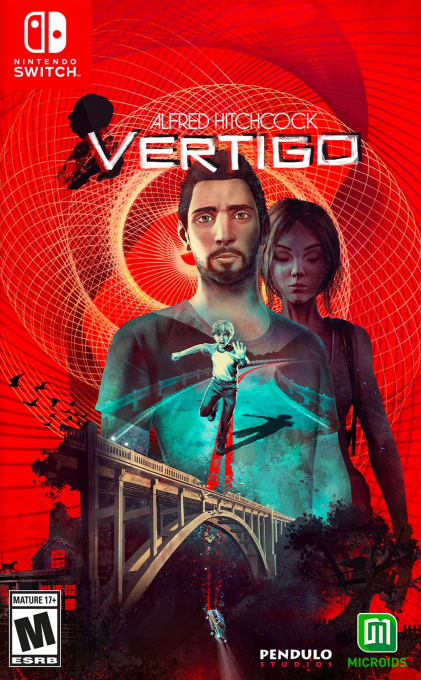 Alfred Hitchcock Vertigo: Limited Edition box art for Nintendo Switch