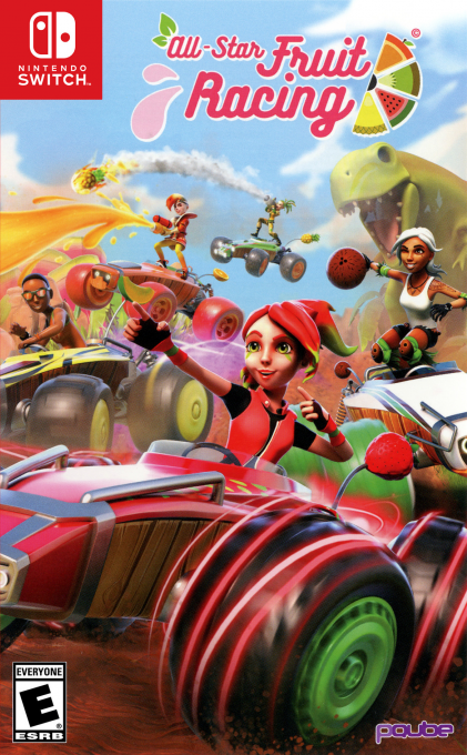 All Star Fruit Racing box art for Nintendo Switch