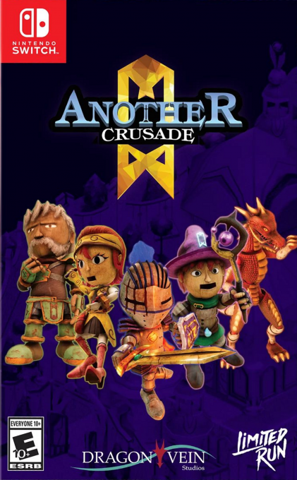Another Crusade box art for Nintendo Switch