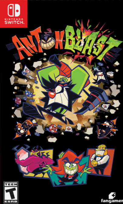 Antonblast box art for Nintendo Switch