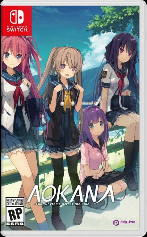 Aokana: Four Rhythms Across the Blue box art for Nintendo Switch