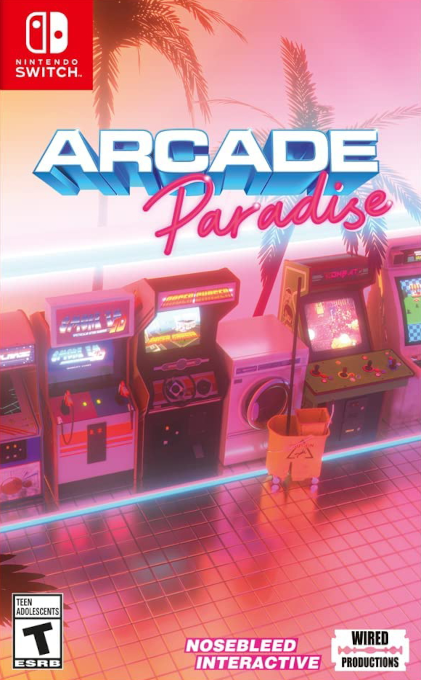Arcade Paradise box art for Nintendo Switch