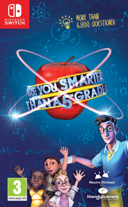 Are You Smarter Than A 5th Grader box art for Nintendo Switch