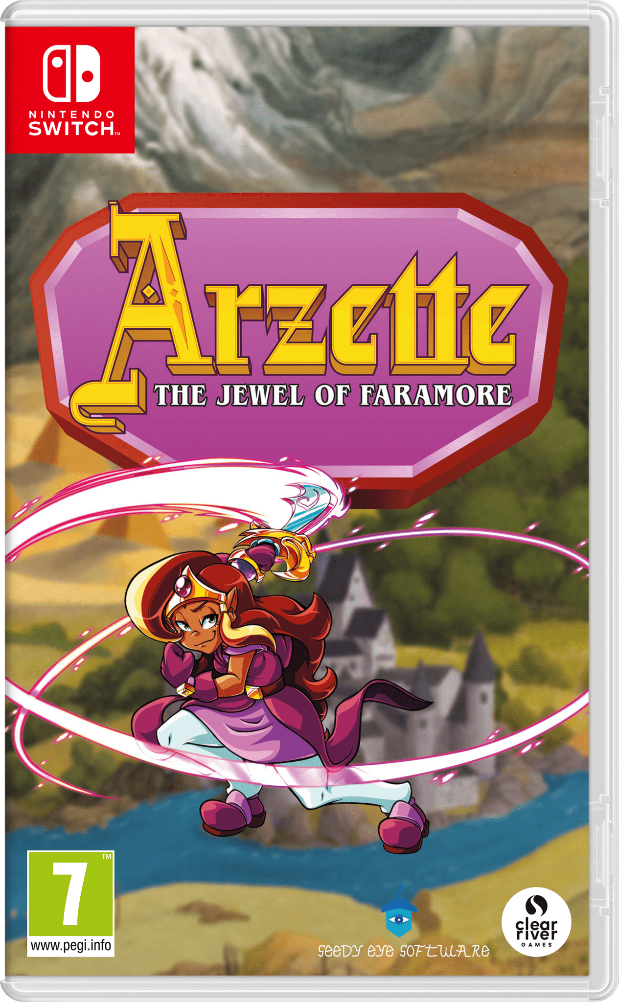 Arzette: The Jewel of Faramore box art for Nintendo Switch