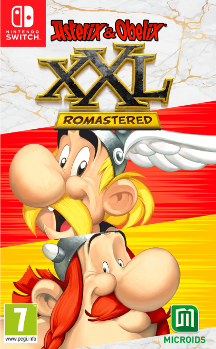 Asterix & Obelix XXL Romastered box art for Nintendo Switch