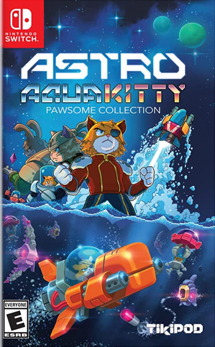 Astro Aqua Kitty: Pawsome Collection box art for Nintendo Switch