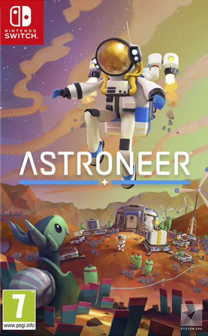Astroneer box art for Nintendo Switch