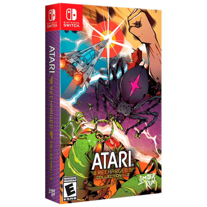 Atari Recharged Collection 1 + 2 box art for Nintendo Switch