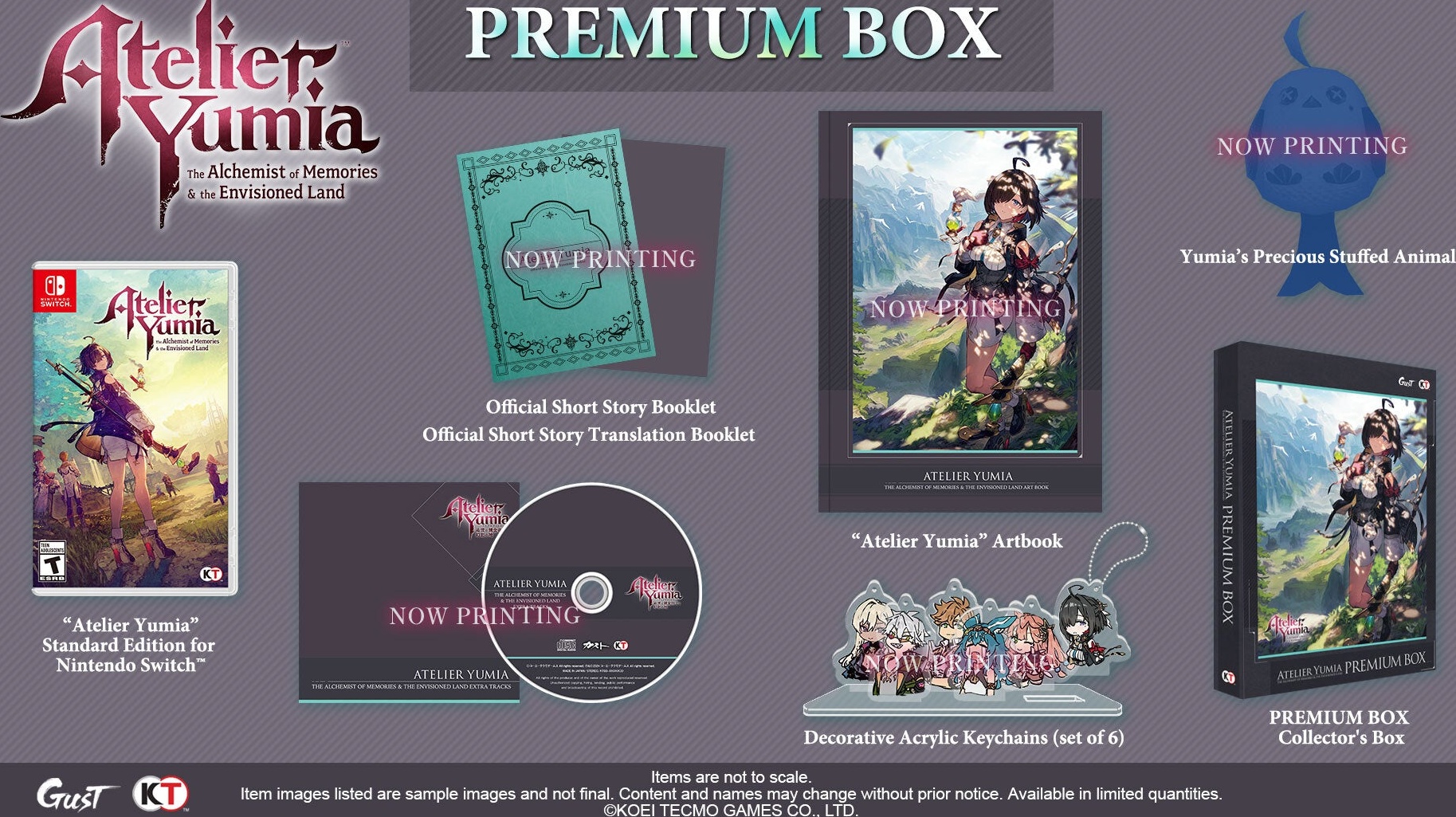 Atelier Yumia: The Alchemist Of Memories & The Envisioned Land box art for Nintendo Switch