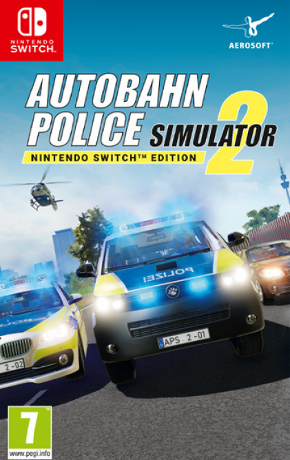 Autobahn Police Simulator 2 box art for Nintendo Switch