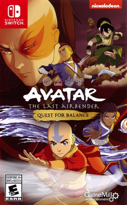 Avatar: The Last Airbender - Quest for Balance box art for Nintendo Switch