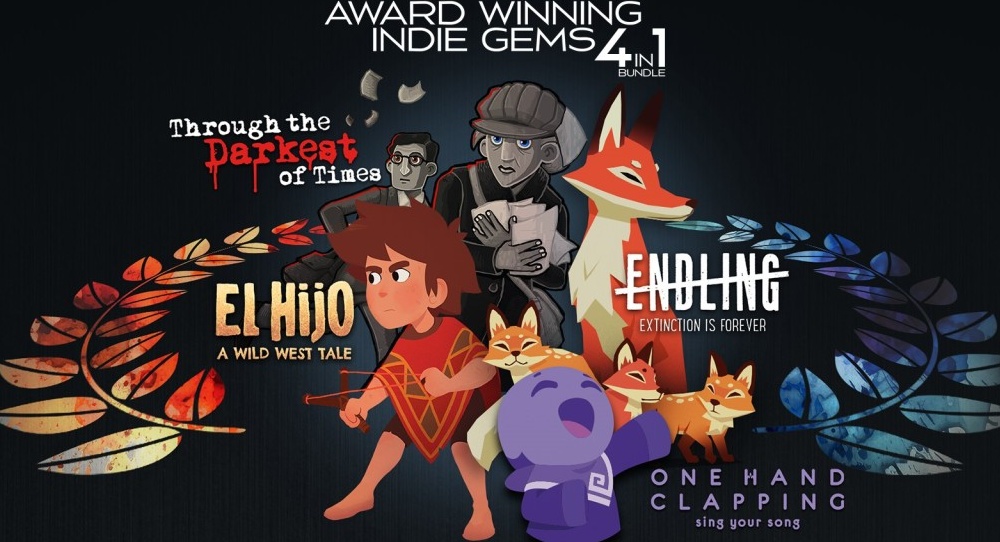 Award Winning Indie Gems 4-In-1 box art for Nintendo Switch