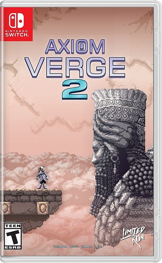 Axiom Verge Multiverse Edition box art for Nintendo Switch