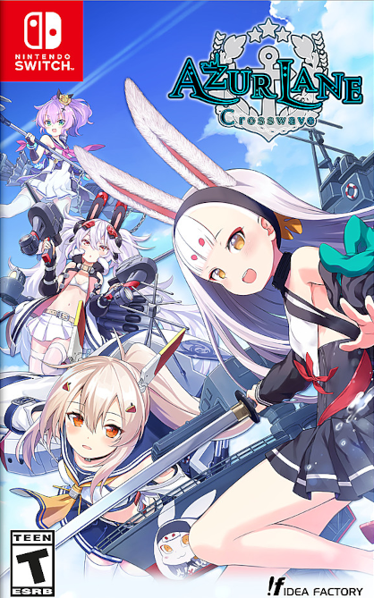 Azur Lane: Crosswave box art for Nintendo Switch