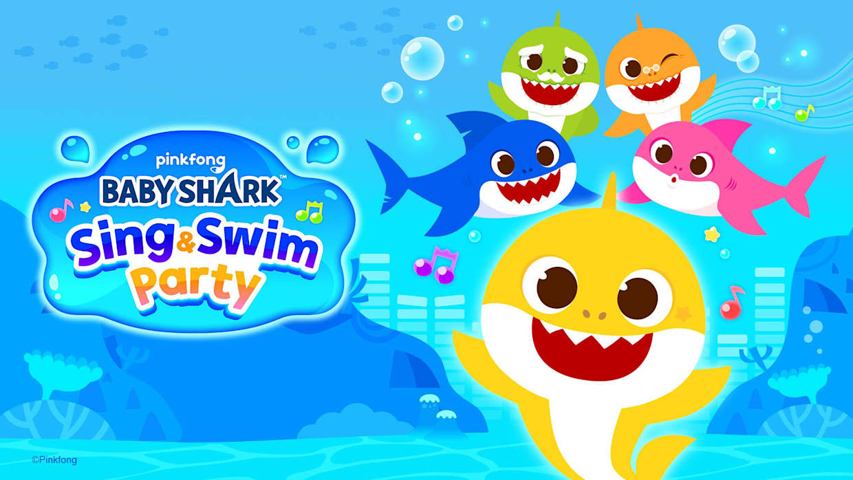 Baby Shark: Sing & Swim Party box art for Nintendo Switch