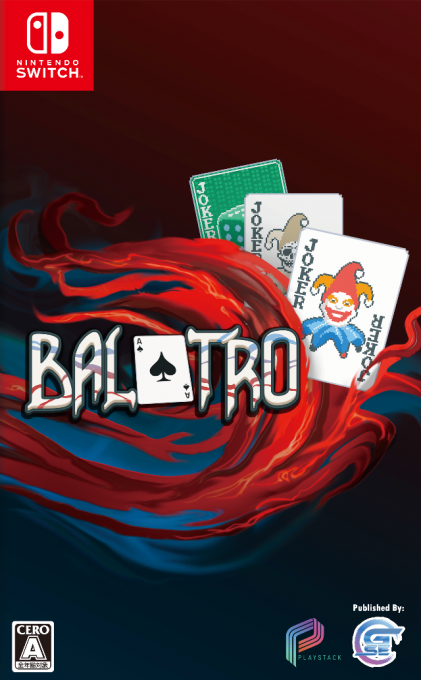 Balatro box art for Nintendo Switch