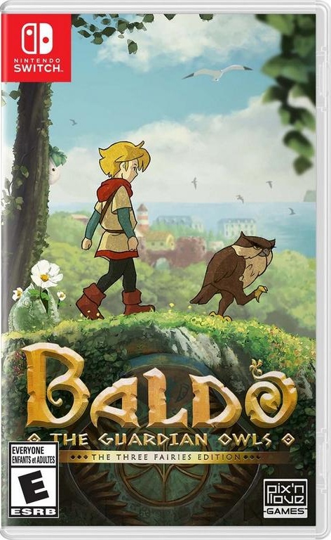 Baldo: The Guardian Owls box art for Nintendo Switch