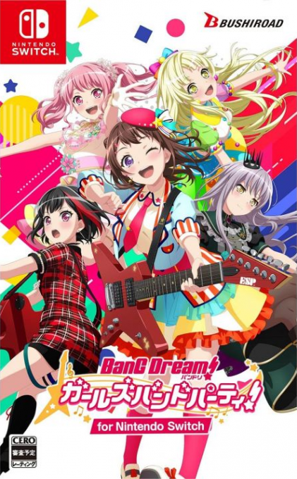 BanG Dream! Girls Band Party box art for Nintendo Switch