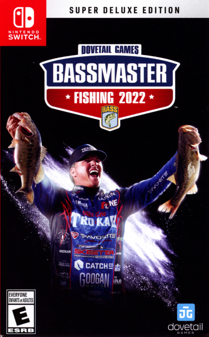 Bassmaster Fishing 2022: Super Deluxe Edition box art for Nintendo Switch