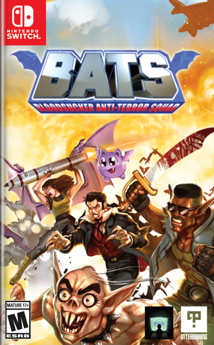 BATS: Bloodsucker Anti-Terror Squad box art for Nintendo Switch