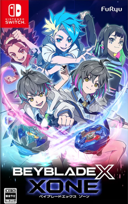 Beyblade X XONE box art for Nintendo Switch