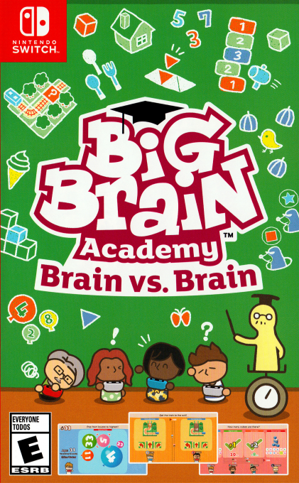 Big Brain Academy: Brain vs. Brain box art for Nintendo Switch