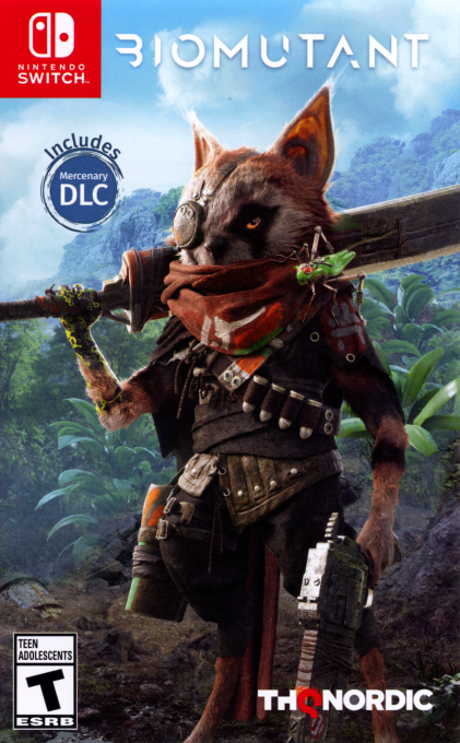 Biomutant box art for Nintendo Switch