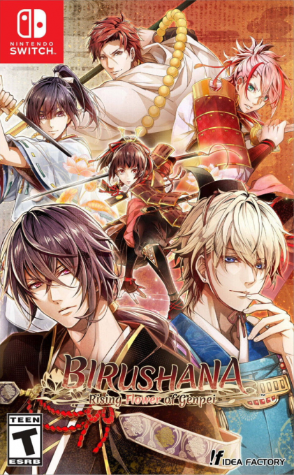 Birushana: Rising Flower of Genpei box art for Nintendo Switch