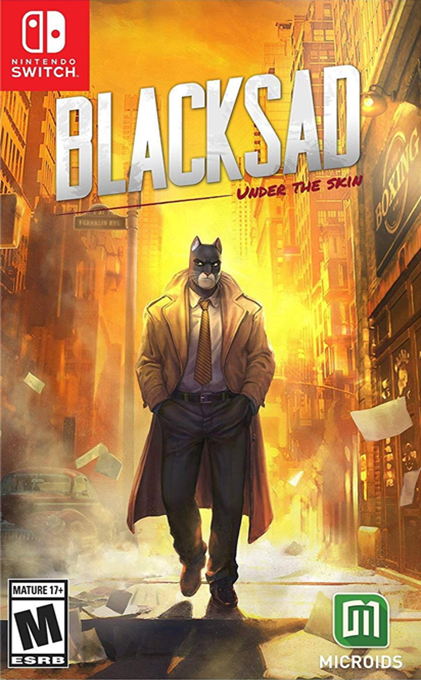 Blacksad: Under the Skin [Limited Edition] box art for Nintendo Switch