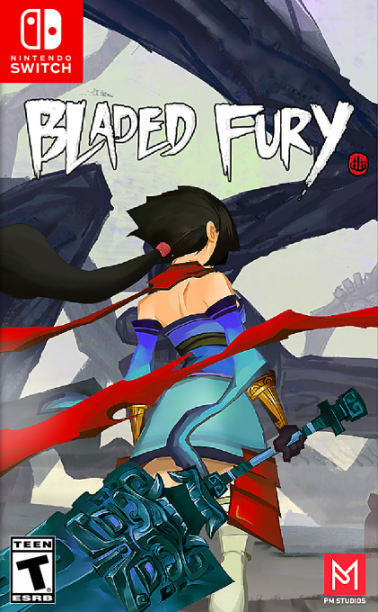 Bladed Fury box art for Nintendo Switch