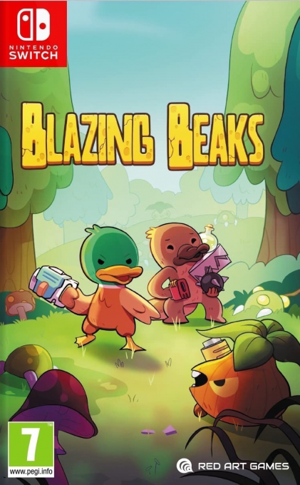 Blazing Beaks box art for Nintendo Switch