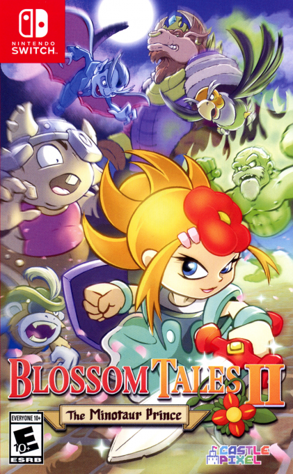 Blossom Tales II: The Minotaur Prince box art for Nintendo Switch