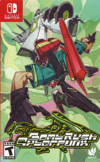 Bomb Rush Cyberfunk box art for Nintendo Switch