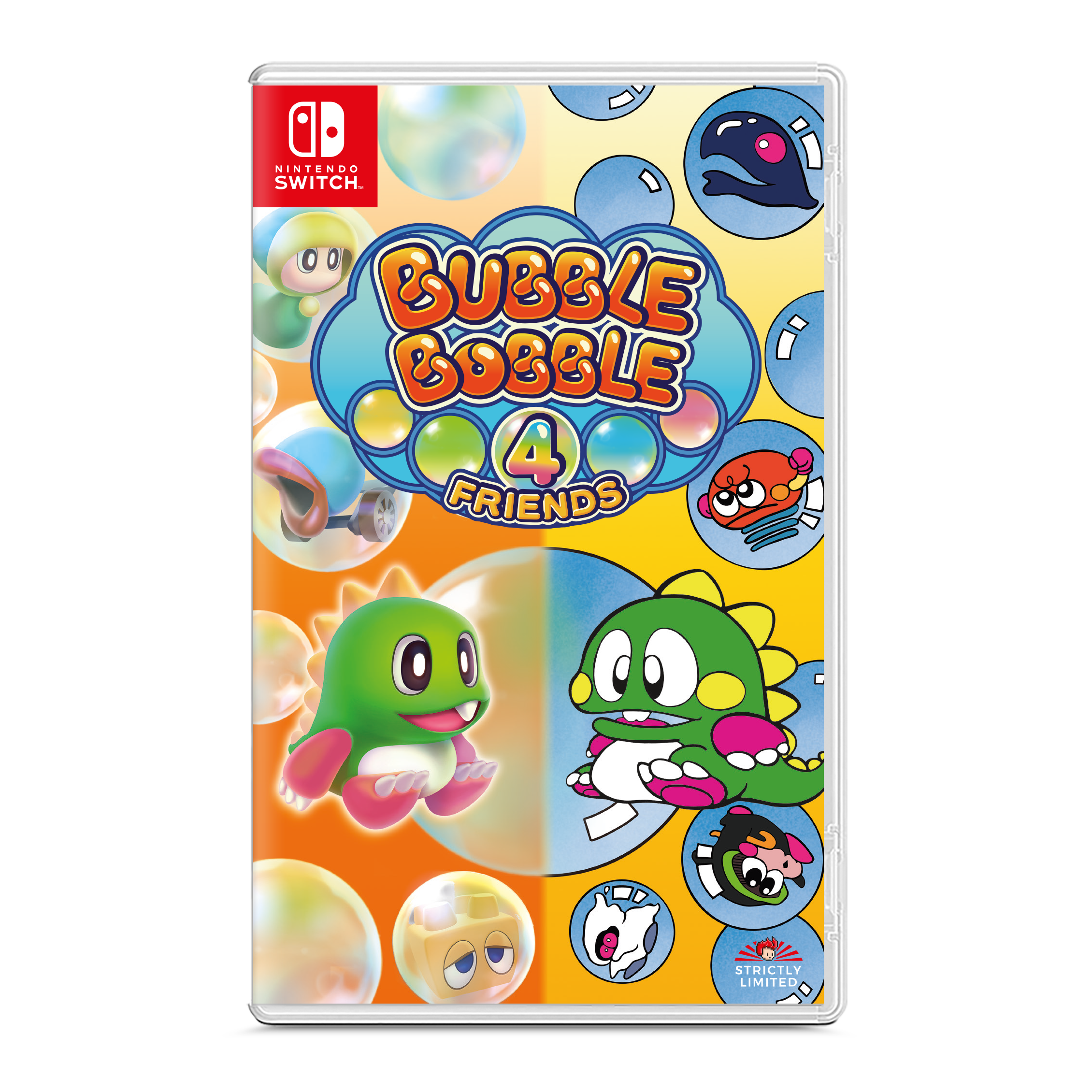 Bubble Bobble 4 Friends box art for Nintendo Switch