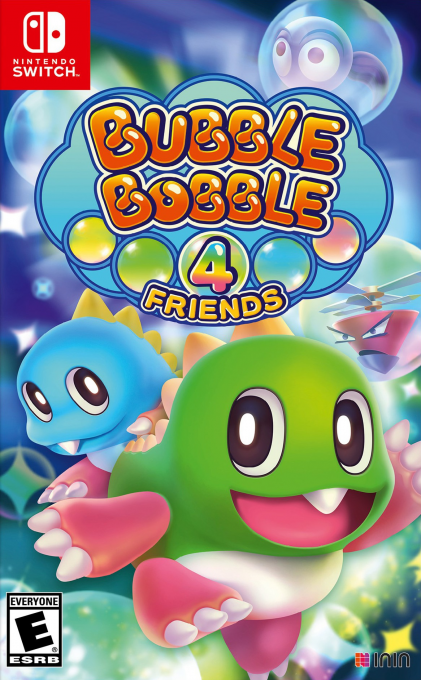 Bubble Bobble 4 Friends: The Baron is Back box art for Nintendo Switch