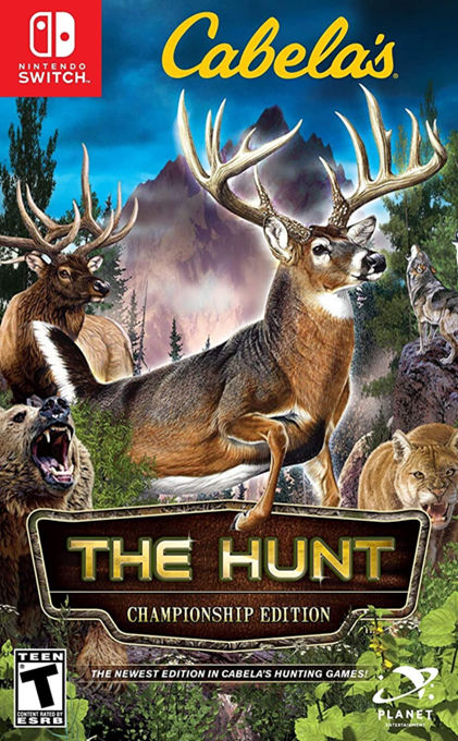 Cabela's The Hunt: Championship Edition box art for Nintendo Switch