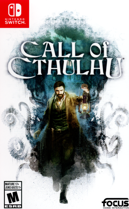 Call Of Cthulhu box art for Nintendo Switch