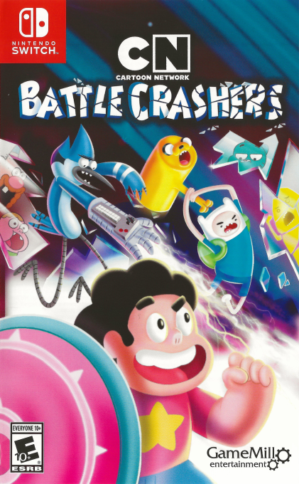 Cartoon Network Battle Crashers box art for Nintendo Switch