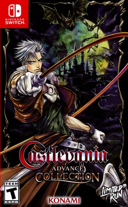 Castlevania Advance Collection box art for Nintendo Switch