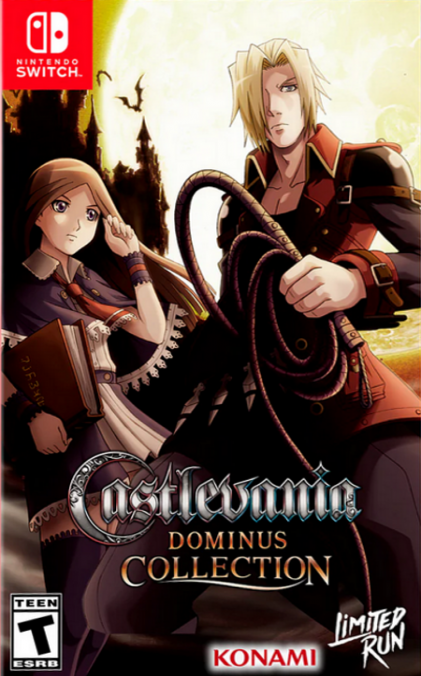Castlevania Dominus Collection box art for Nintendo Switch