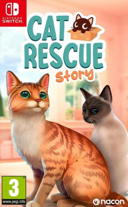 Cat Rescue Story box art for Nintendo Switch