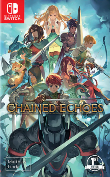 Chained Echoes box art for Nintendo Switch