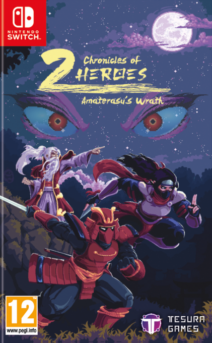 Chronicles of 2 Heroes: Amaterasu's Wrath box art for Nintendo Switch